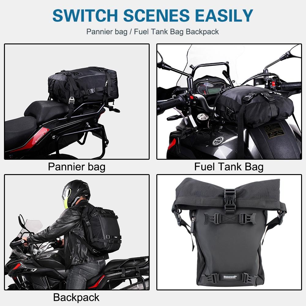 Túi đựng đồ gắn yên sau xe máy đa năng dung tích 10L chống thấm nước