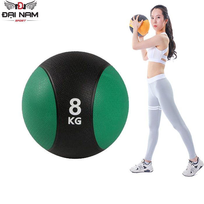 Bóng Tạ Tập Gym,Tập Yoga,Tập Thể Dục 8kg Chất Liệu Cao Su Đặc Hàng Nhập Khẩu Đại Nam Sport