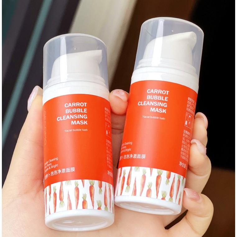 Mặt nạ sủi bọt thải độc cà rốt Gecomo Carrot Cleansing Mask 30g