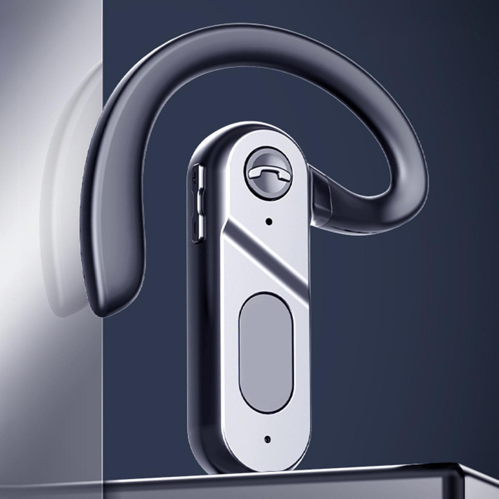 Wireless Bluetooth Ear Hook Noise Cancelling Handsfree V5.2 for Office