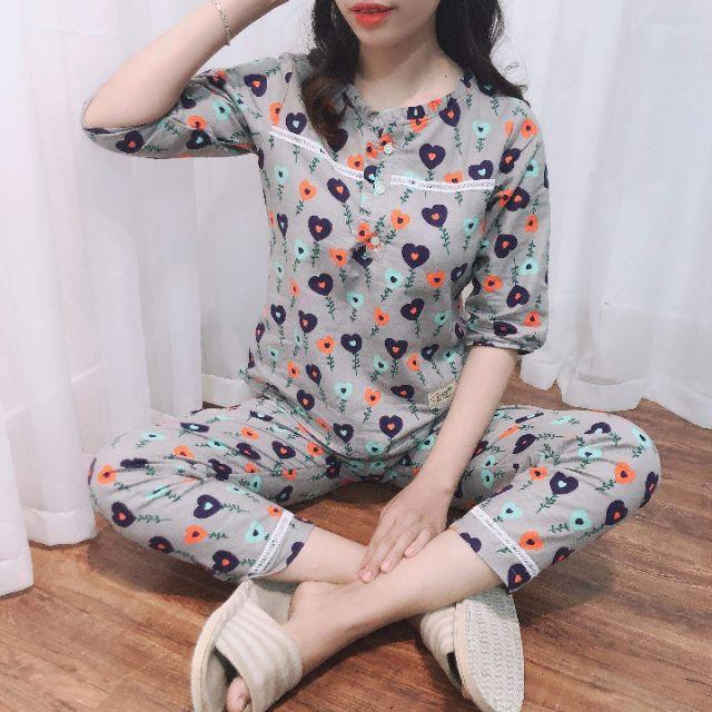 Đồ bộ mặc nhà, sau sinh siêu đẹp ảnh thật