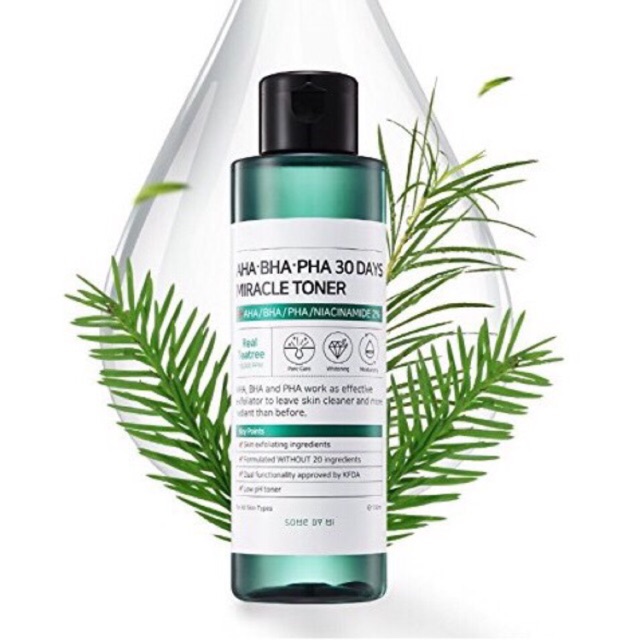 Nước Hoa Hồng Some By Mi AHA-BHA-PHA 30 Days Miracle Toner 150ml