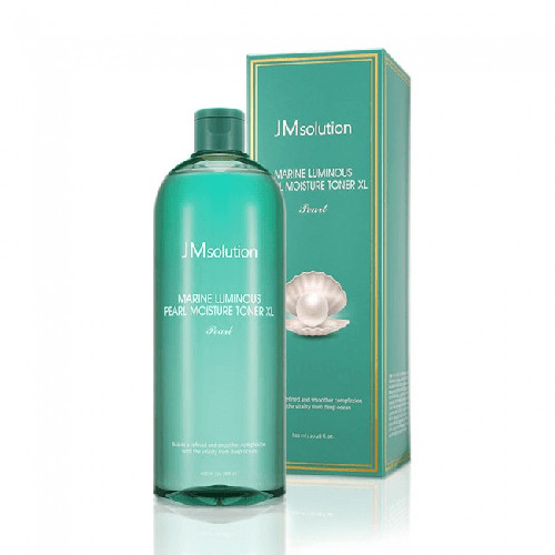 Nước cân bằng dưỡng ẩm , làm trắng da JMsolution Marine Luminous Pearl Moisture Toner XL 600ml [Dung tích khủng]