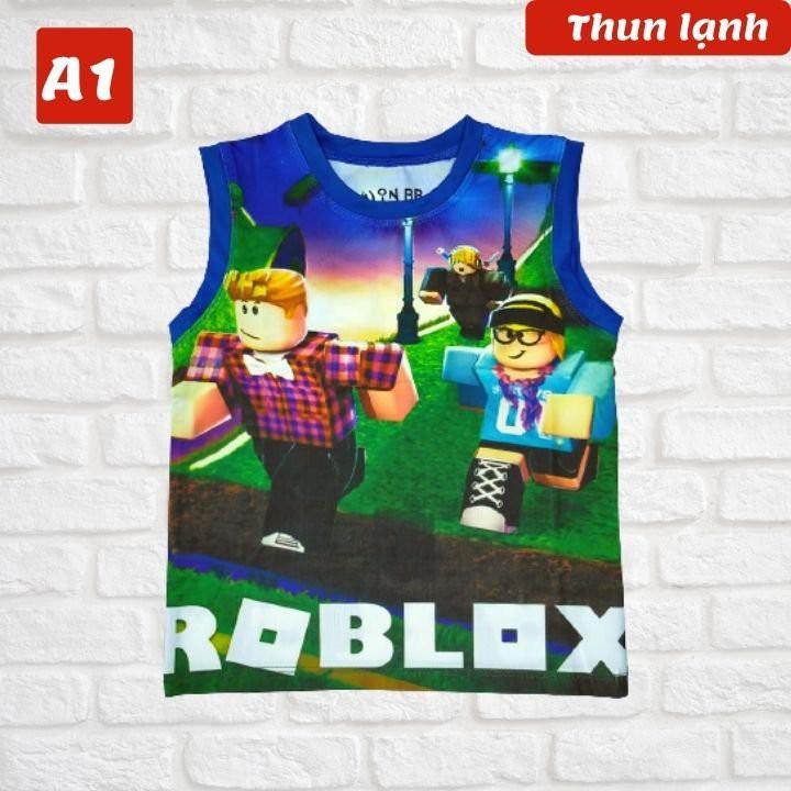 Set đồ bộ bé trai hình các nhân vật Roblox từ 10-48kg - Vải thun lạnh - HNStore115