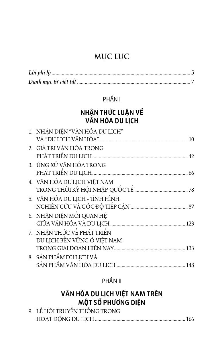 Một Số Vấn Đề Về Văn Hóa Du Lịch Việt Nam (Tái bản có sửa chữa, bổ sung)