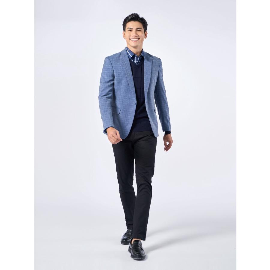 Áo Blazer OWEN nam công sở vải sợi gỗ Namu KHÔNG NHĂN dáng REGULAR mã BL220690