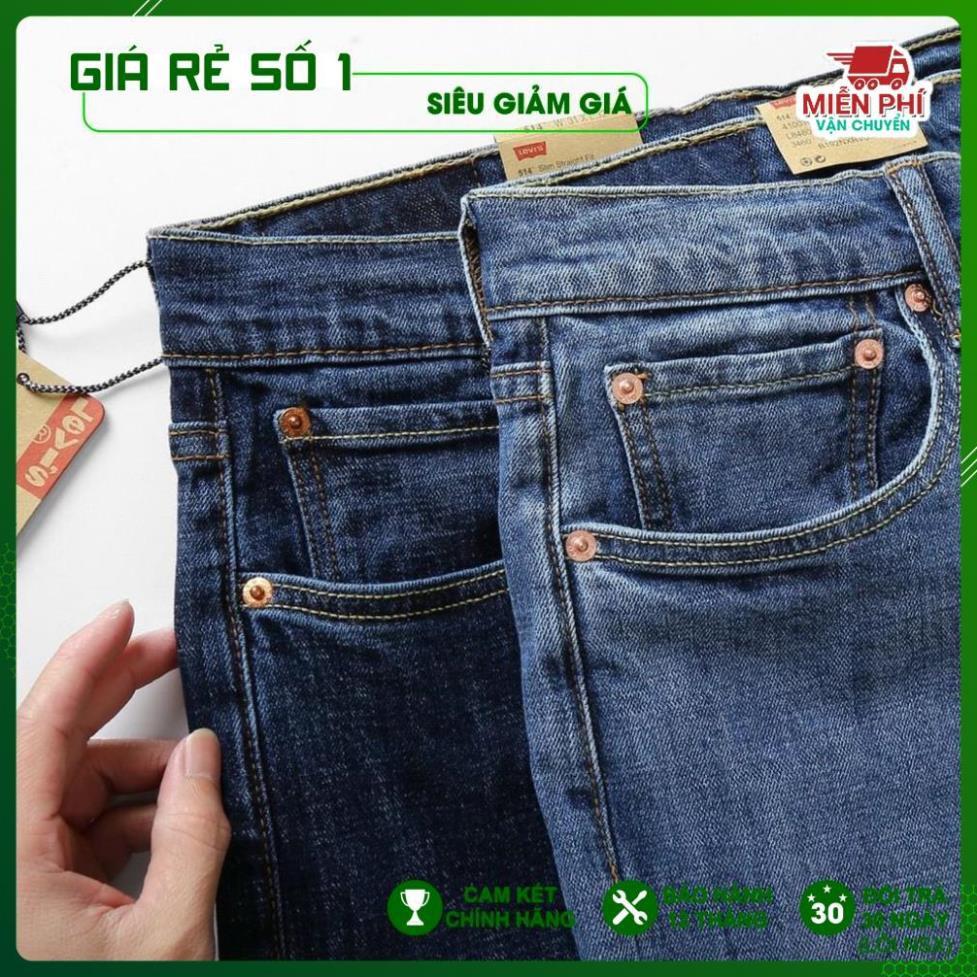 Quần bò Jeans ống đứng Cambodia co giãn nhẹ