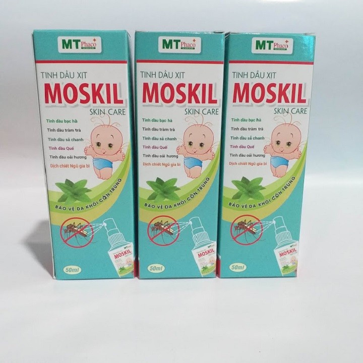 Tinh Dầu Xịt Muỗi Thảo Mộc MOSKIL