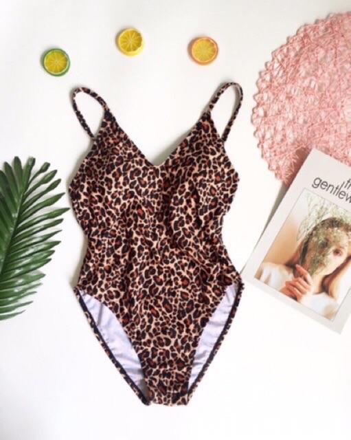 Bikini đi biển 1 mảnh xẻ cổ sâu- đồ bơi nữ hở lưng sexy khoe dáng- shopnabi HH