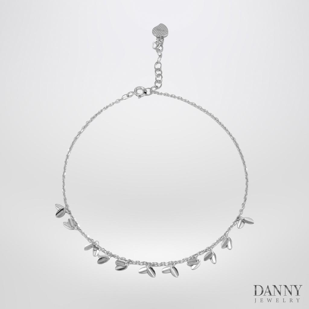 Lắc Chân Danny Jewelry Bạc 925 Xi Rhodium Hoạ tiết LACY389