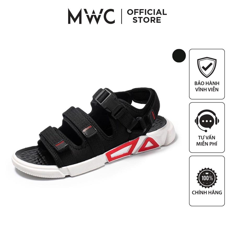 Giày Sandal Nam MWC 7064 - Giày Sandal Quai Ngang Dáng Streetwear Thời Trang Đế Mềm Mại Mang Đi Học, Đi Làm