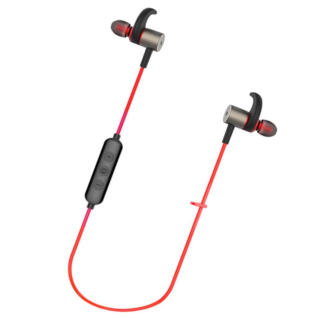 4.1 Magnetic Sweatproof Stereo Bluetooth Earphones for Sports With Mic