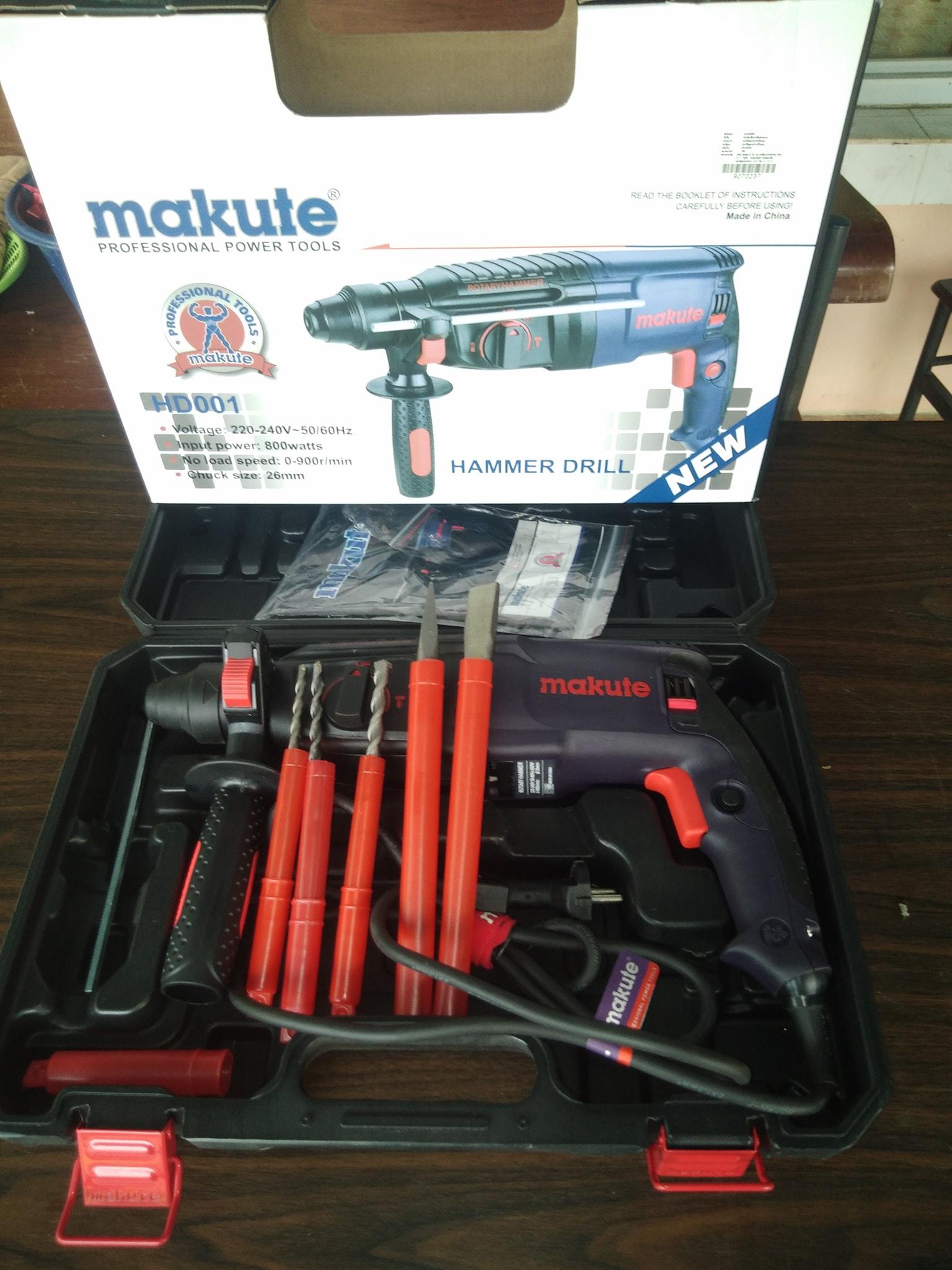 MÁY KHOAN CHUYÊN DỤNG 800W 26MM MAKUTE HD001- HÀNG CHÍNH HÃNG