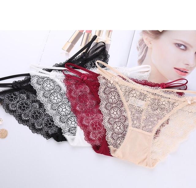 Bộ Đồ Lót Ren Có Gọng Đệm Vừa S034