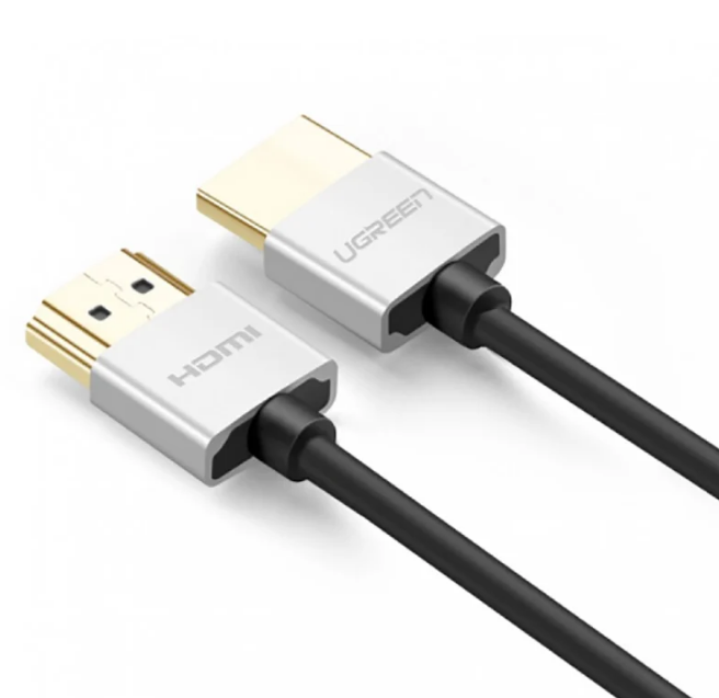 Dây HDMI 2.0 siêu mỏng thuần đồng 10.8Gbps dài 1m Ugreen - Hàng chính hãng