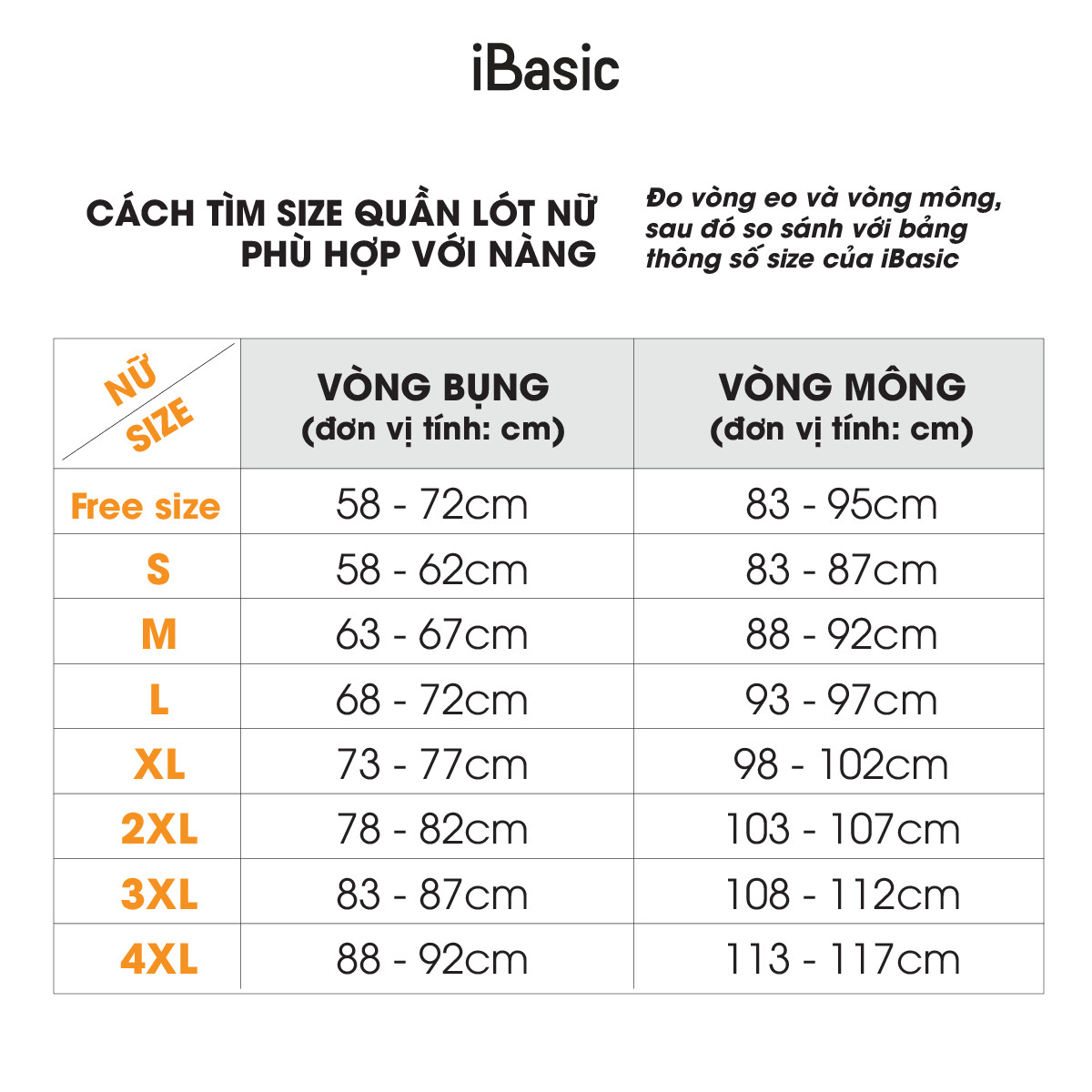 Combo 5 quần lót nữ không đường may iBasic V188