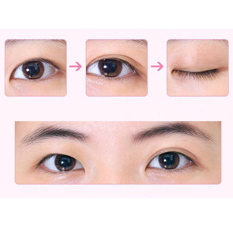 Hộp miếng dán mí giả chống thấm nước trang điểm mắt hai mí, to tròn long lanh J.600