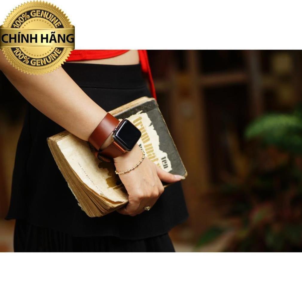 DÂY ĐỒNG HỒ ĐÔI DOUBLE STRAP DA BÒ THẬT CAO CẤP - CHÍNH HÃNG RAM LEATHER .
