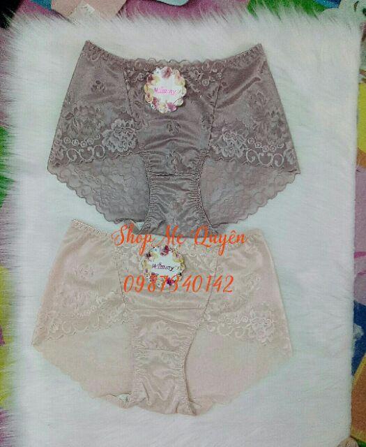Combo 10 quần lót Ren Cạp Cao + Cạp Vừa