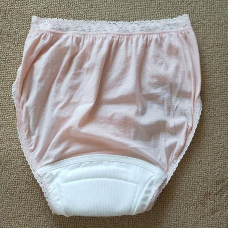 Quần Lót Nữ Cotton Người Lớn Chống Thấm Nước Có Thể Rửa Ốp Lưng Vải Lên Nước Tiểu Không Ướt Quần Tã Tiểu Tiện Người Phụ Nữ Quần Lót