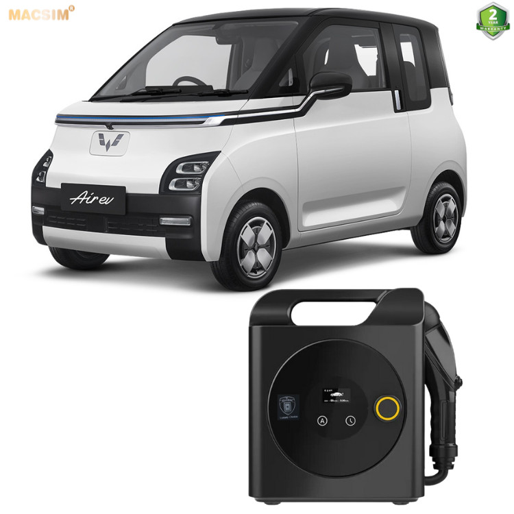 Sạc ô tô điện Wuling mini ev - Sạc di động cao cấp 3,68KW (6-16A) chính hãng Macsim
