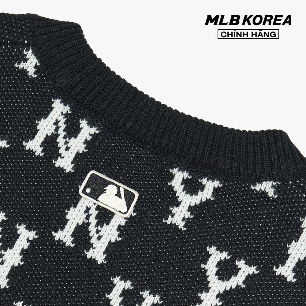 MLB - Áo sweater phom suông tay dài Classic Monogram Overfit 3AKPM0126-50BKS