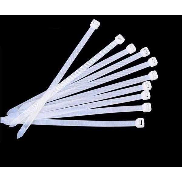 100 dây rút nhựa trắng nhiều kích thước