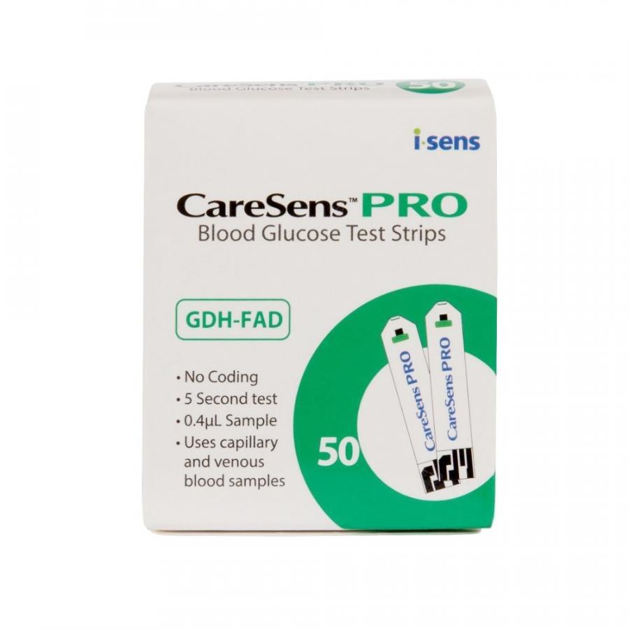 Que thử đường huyết CareSens Pro (lọ 50 que) - thương hiệu Hàn Quốc