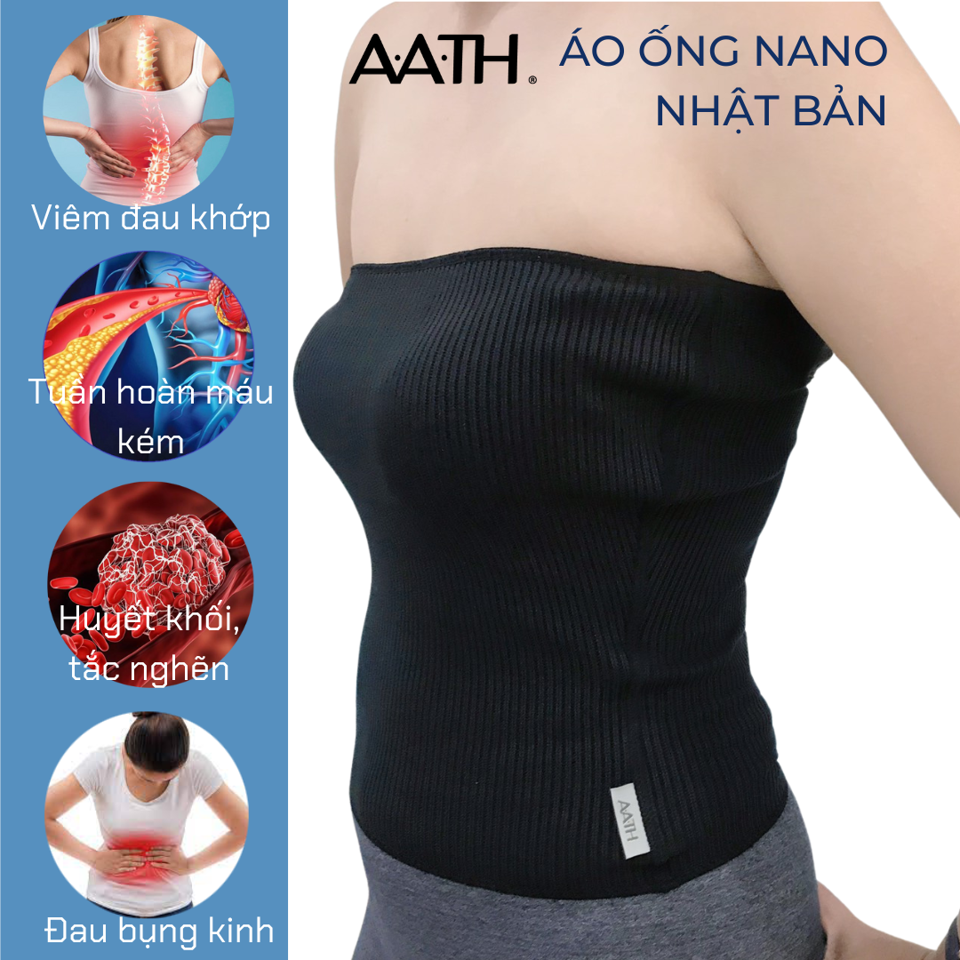 Áo ống nano A.A.TH Japan giảm đau nhưc mỏi lưng bụng eo