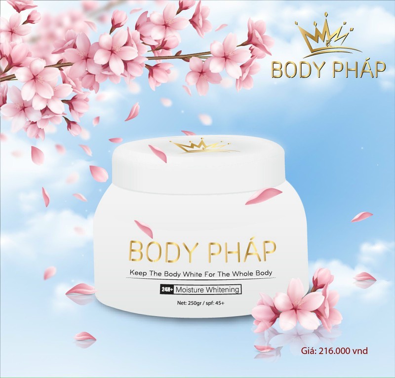 KEM BODY PHÁP COSMETICS DƯỠNG TRẮNG  TOÀN THÂN 