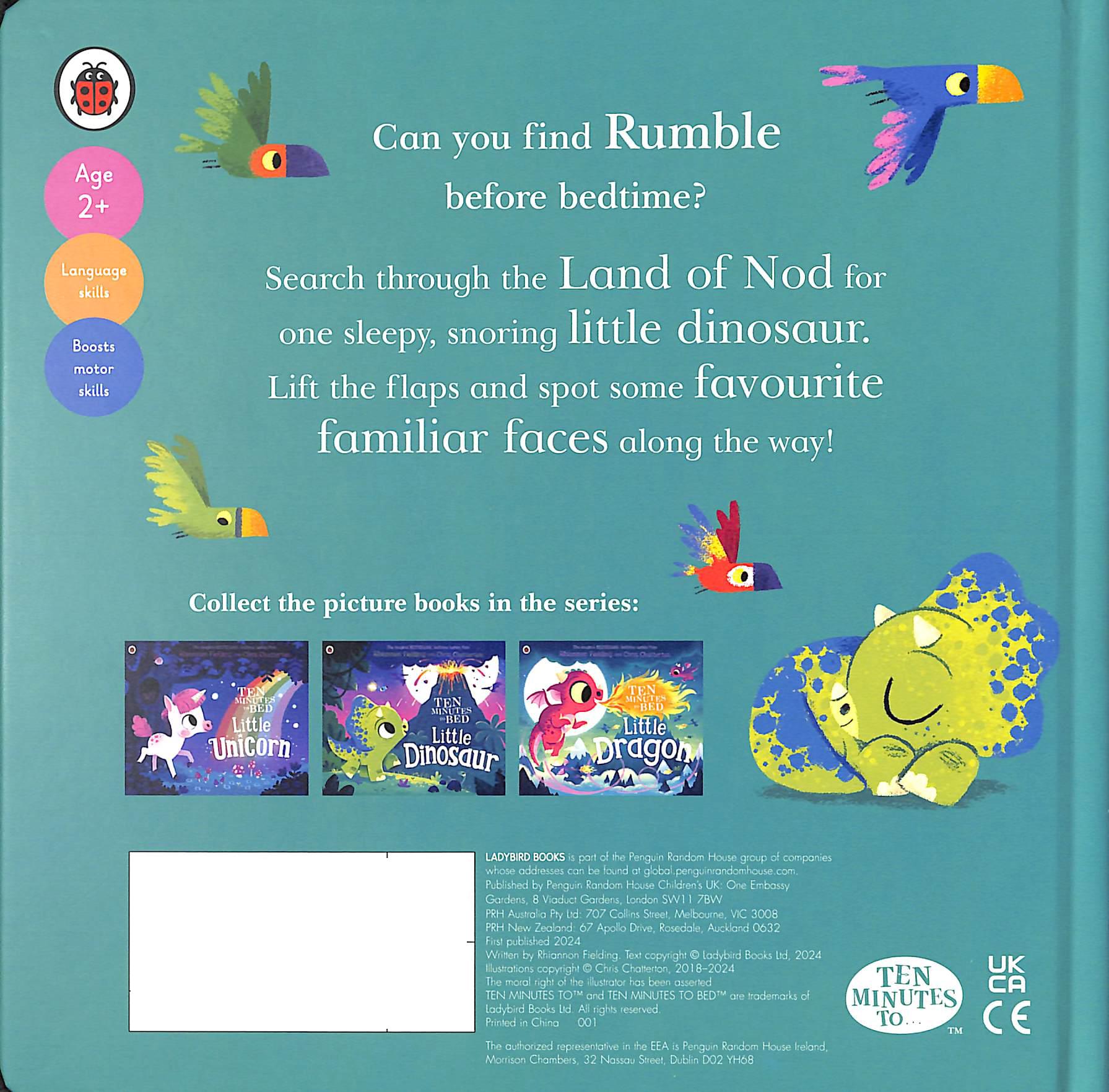 Sách ngoại văn: Ten Minutes To Bed - Where'S Little Dinosaur?