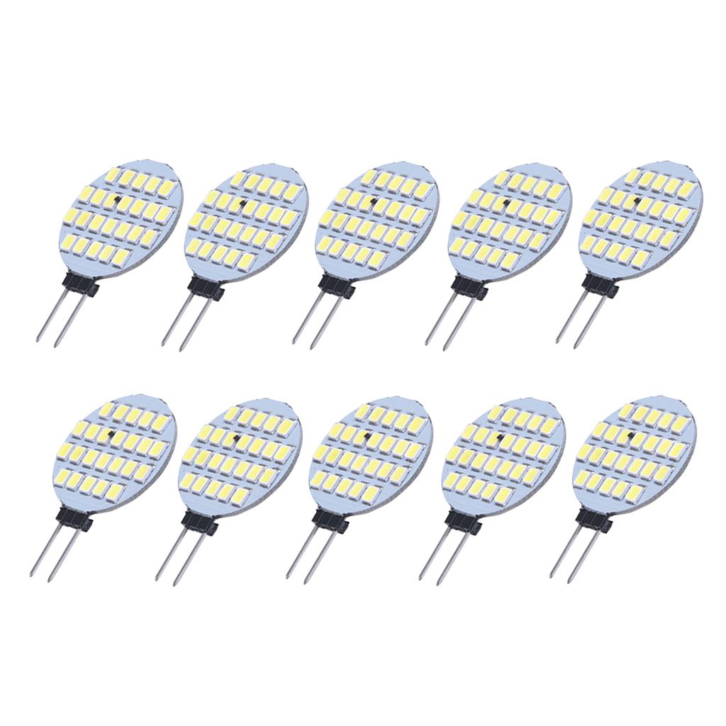10 Pieces G4 1210 SMD 24 LED Bulb Bulb Warm White Spotlight Bulb 3000-3500K