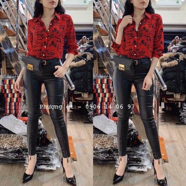 Áo sơ mi đỏ hot hit