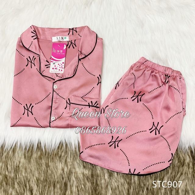 Bộ lụa satin cộc đùi có size, có túi