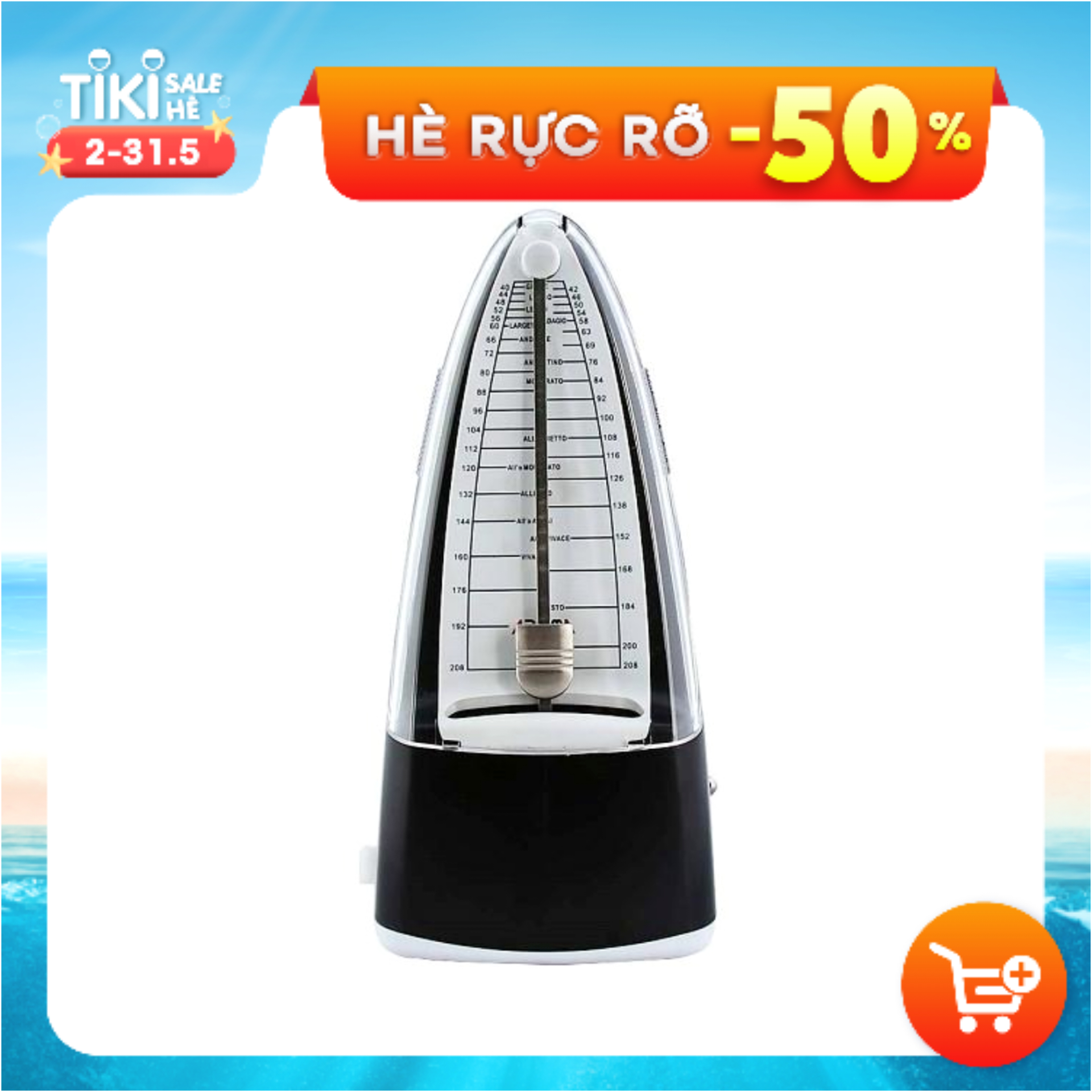 Máy Đếm Nhịp/ Máy Đập Nhịp/ Metronome Aroma AM-706, AM-707 (Có Nắp Bảo Vệ) Giúp Người Chơi Giữ Nhịp Tốt - Hàng chính hãng