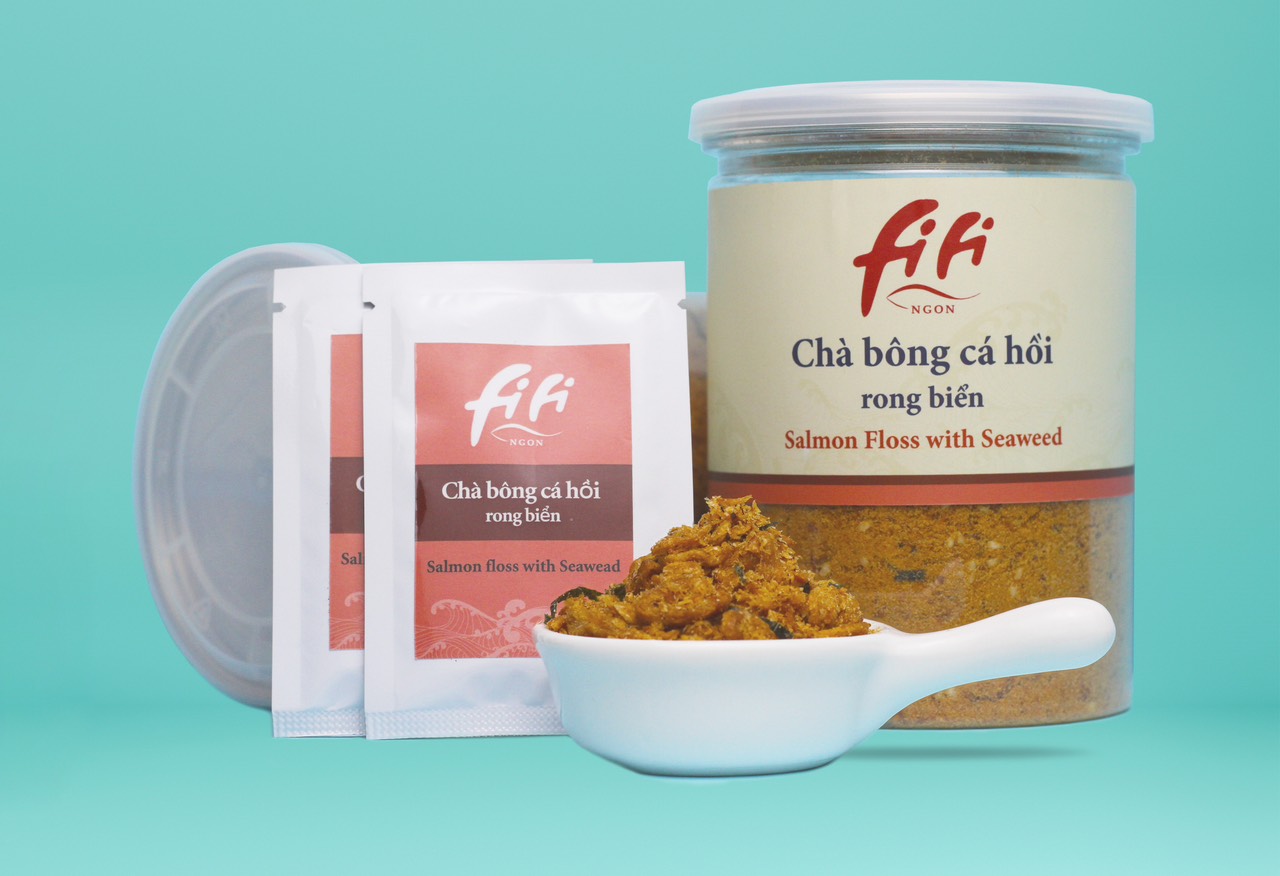 Chà Bông Cá Hồi Rong Biển (Salmon Floss with Seaweed)