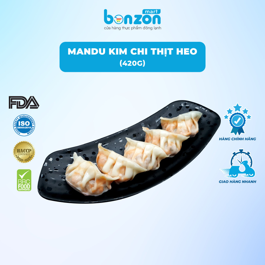 Mandu kim chi thịt heo 420gr