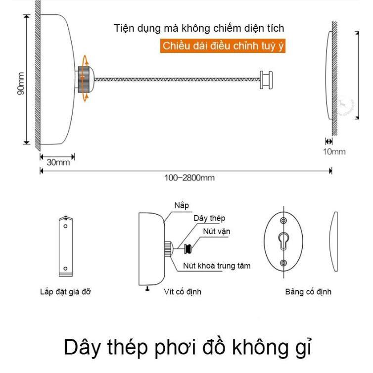 Giá phơi đồ inox không gỉ 304 - ShopToro - AsiaMart