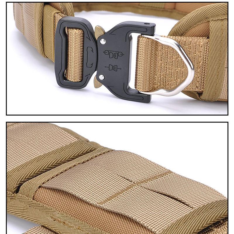 Chiến Thuật Quân Đội Thắt Lưng Nam Molle Trận Dây Airsoft Quân Đội Chiến Đấu Ngoài Trời CS Săn Bắn Bóng Sơn Lót Dây Lưng Bộ Có Thể Điều Chỉnh