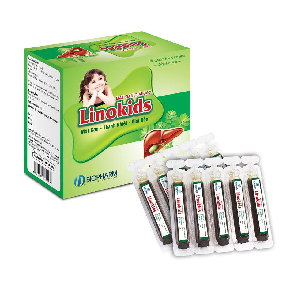 Mát gan giải độc LINOKIDS - Thanh nhiệt, giải độc gan