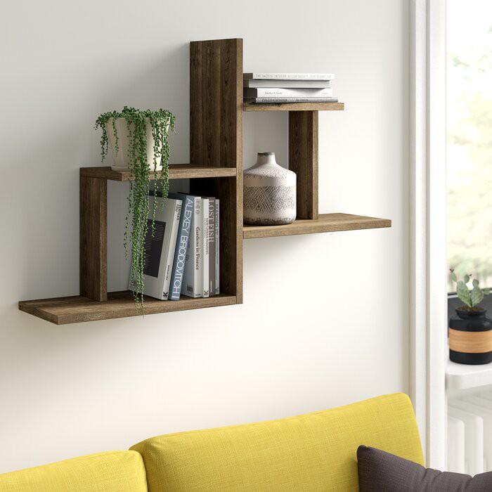 Kệ treo tường giá sách trang trí đẹp Decor nhà cửa như hình tiện dung