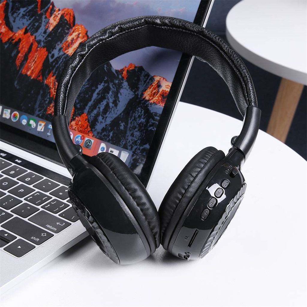 New Wireless Bluetooth 4.0 Noise-Cancelling Handsfree Over Ear Headset Black