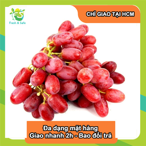 - Nho đỏ không hạt nhập khẩu - 500gr