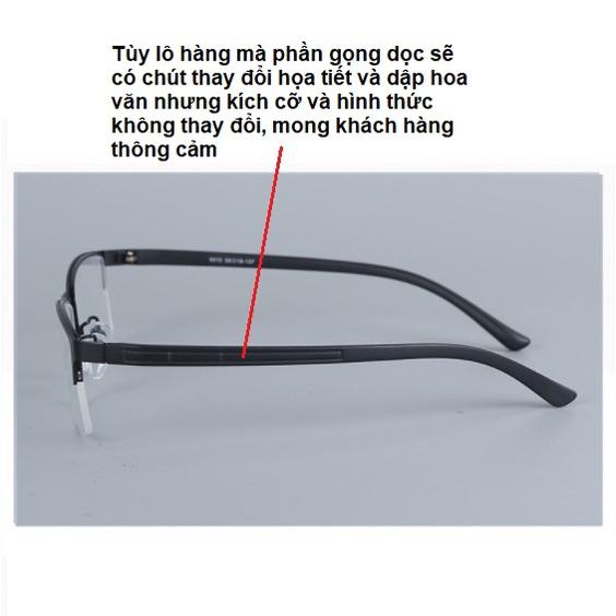 Gọng kính thể thao Nhập khẩu nửa viền cao cấp tặng hộp và khăn bảo hành đổi trả
