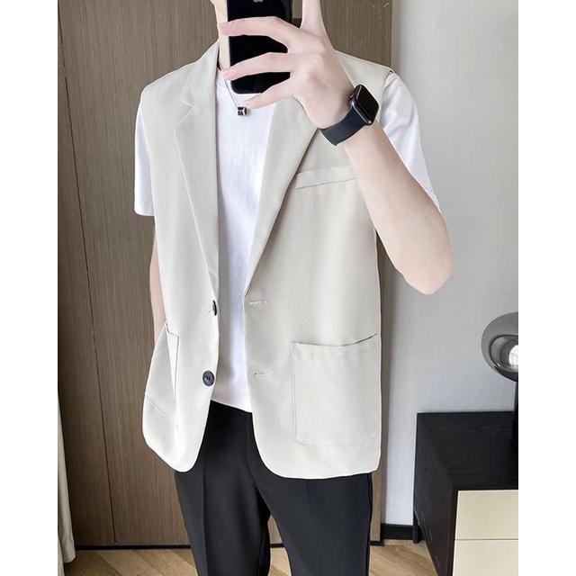 Áo gile nam thời trang hiện đại phong cách hàn quốc cực chất, trẻ trung , năng động, phom rộng cực basic - N47