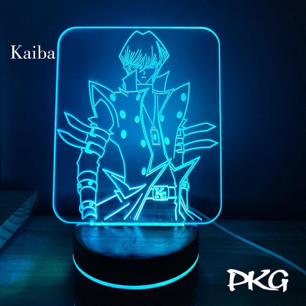 Đèn Ngủ Led 3D KAIBA nhân vật Anime phát sáng 16 màu cảm ứng có điều khiển từ xa