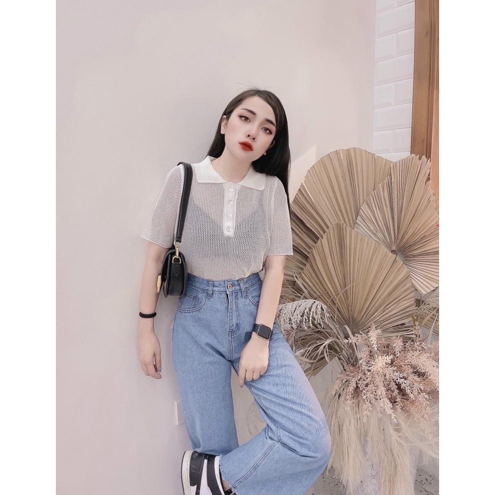 23088A23088-Áo len lưới c.đức 4 cúc XD