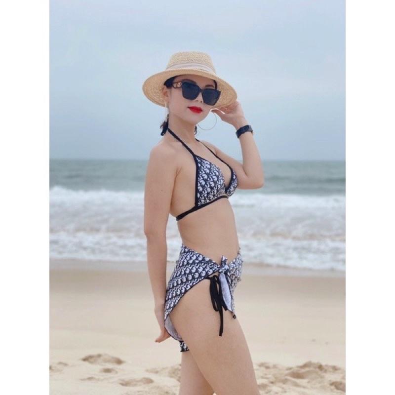 Set bikini 3 mảnh hiệu di o siêu nét