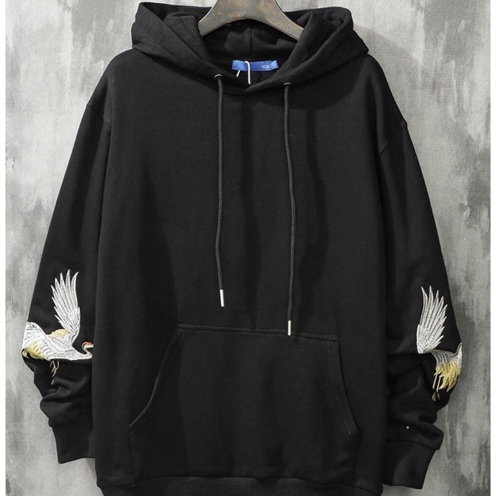 ÁO HOODIE UNISEX NAM NỮ IN CÒ TRẮNG