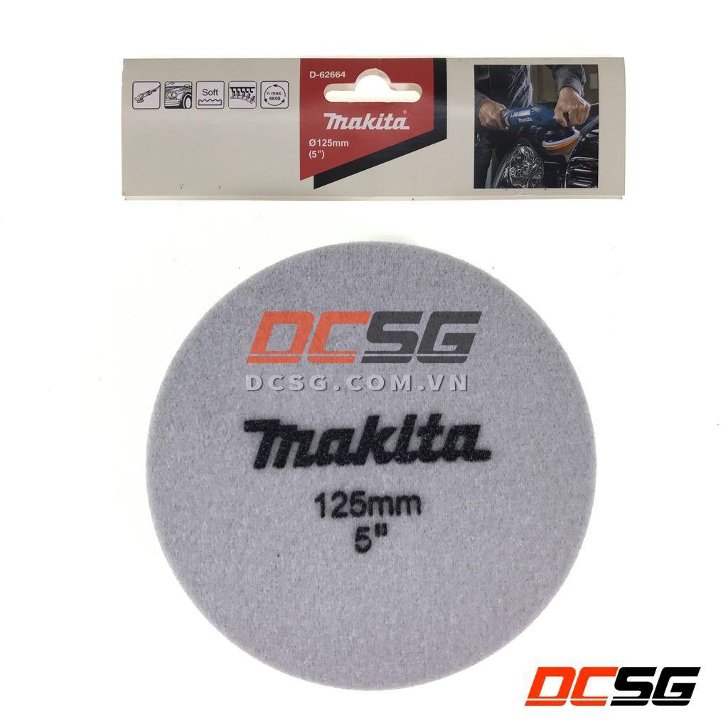Tấm đánh bóng bọt biển 125mm loại gợn sóng Makita | DCSG